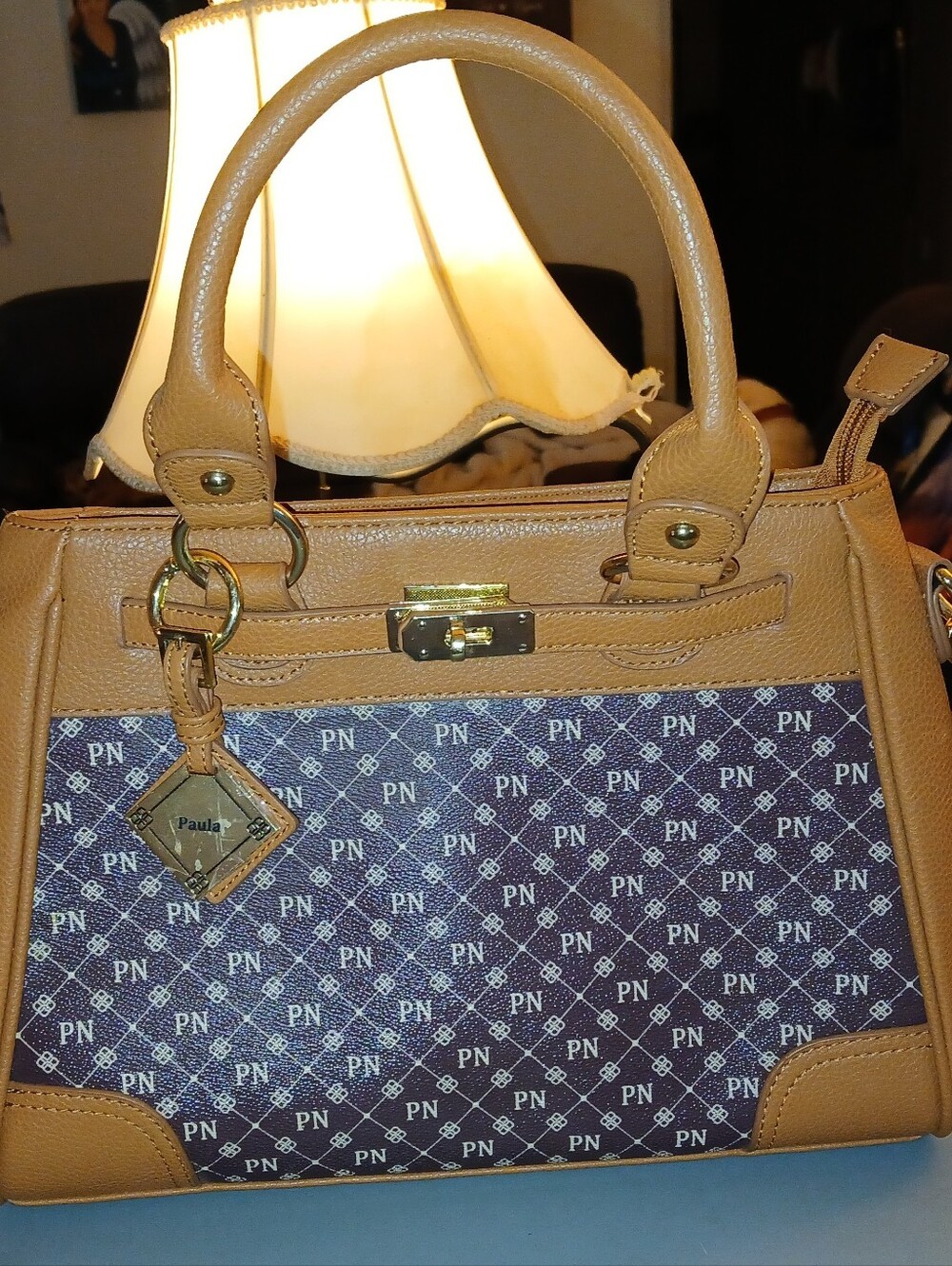 Danbury Mint Initial Crossbody Hanbag PN Initials (Paula) Used